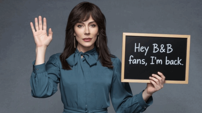 Taylor Faces Heartbreak as Rebecca Budig Replaces Krista Allen