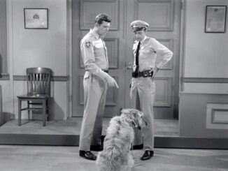 Barney Battles a Four Legged Foe