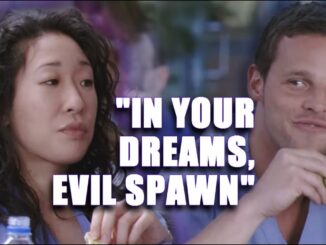 Cristina and Alex Fighting for the Title of Sassiest Intern
