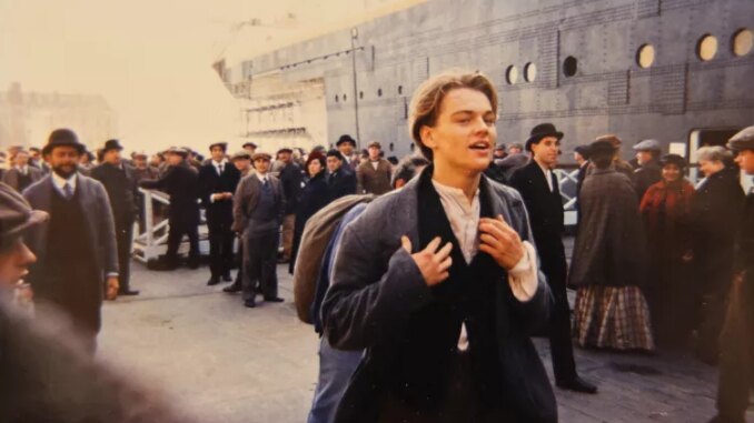 Rare Titanic Set Photos Reveal Young Leonardo DiCaprio and Kate Winslet