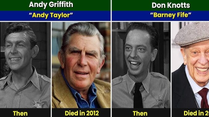 Where Are They Now The Stars of The Andy Griffith Show