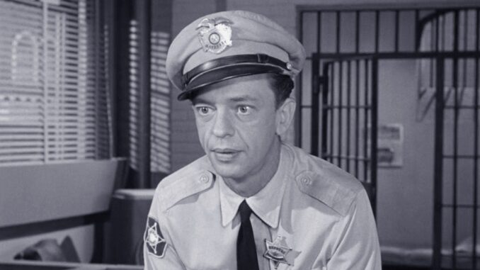 Barney Fife Hits His Breaking Point
