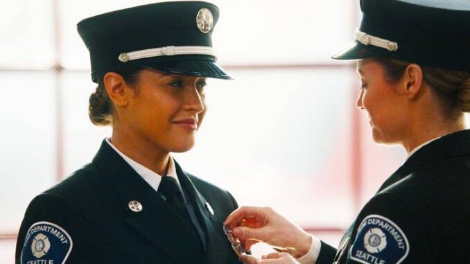Andys Pinning Ceremony Shows Why She Is the Perfect Captain for Station 19
