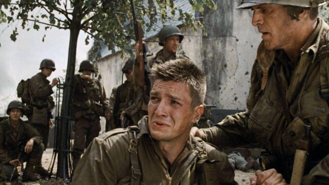 Nathan Fillion Appeared in 'Saving Private Ryan' Years Before Becoming the Star of 'The Rookie' md02