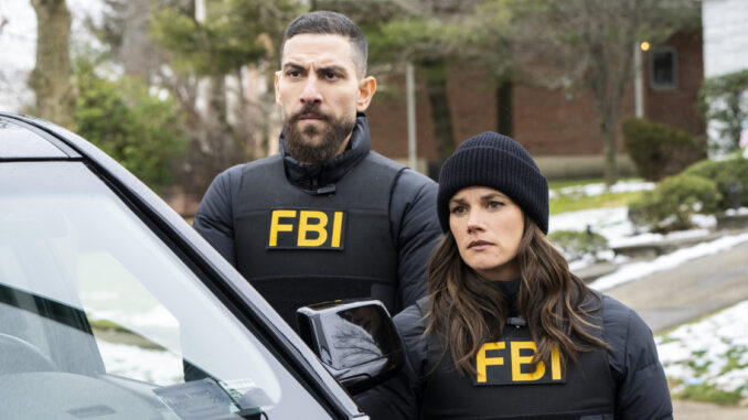 FBI Stars Missy Peregrym & Zeeko Zaki Take Chase to NYC Streets in Season 8 Filming md11