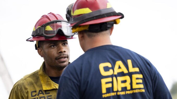 Jordan Calloway Grateful for His Big Battalion Chief Twist in Fire Country md11