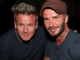 Gordon Ramsey and David Beckham posing together at an event