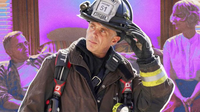 David eigenberg weating fire fighter suit chicago fire