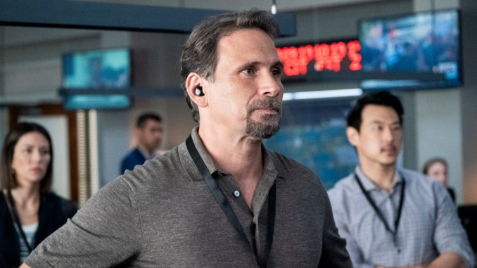 Jeremy sisto as jubal looking serious in fbi season