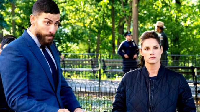 Oa and maggie together while outside at park in fbi